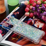 Flydende Glitter Puder Kviksand Stødsikkert TPU Cover til Samsung Galaxy A71
