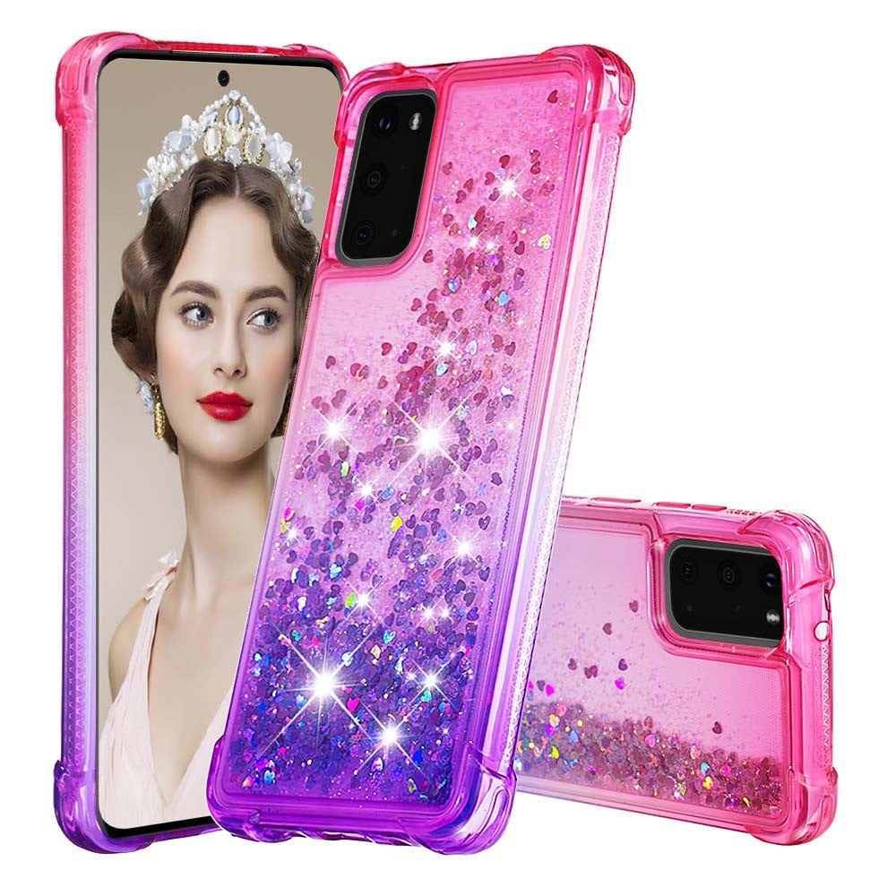 Gradient Glitter Powder Quicksand TPU Case for Samsung Galaxy S20 4G/S20 5G