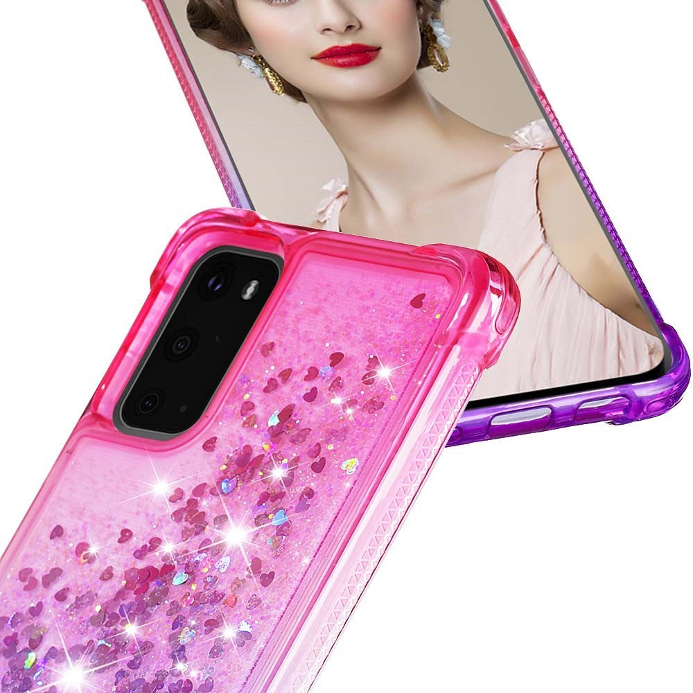 Gradient Glitter Powder Quicksand TPU Case for Samsung Galaxy S20 4G/S20 5G