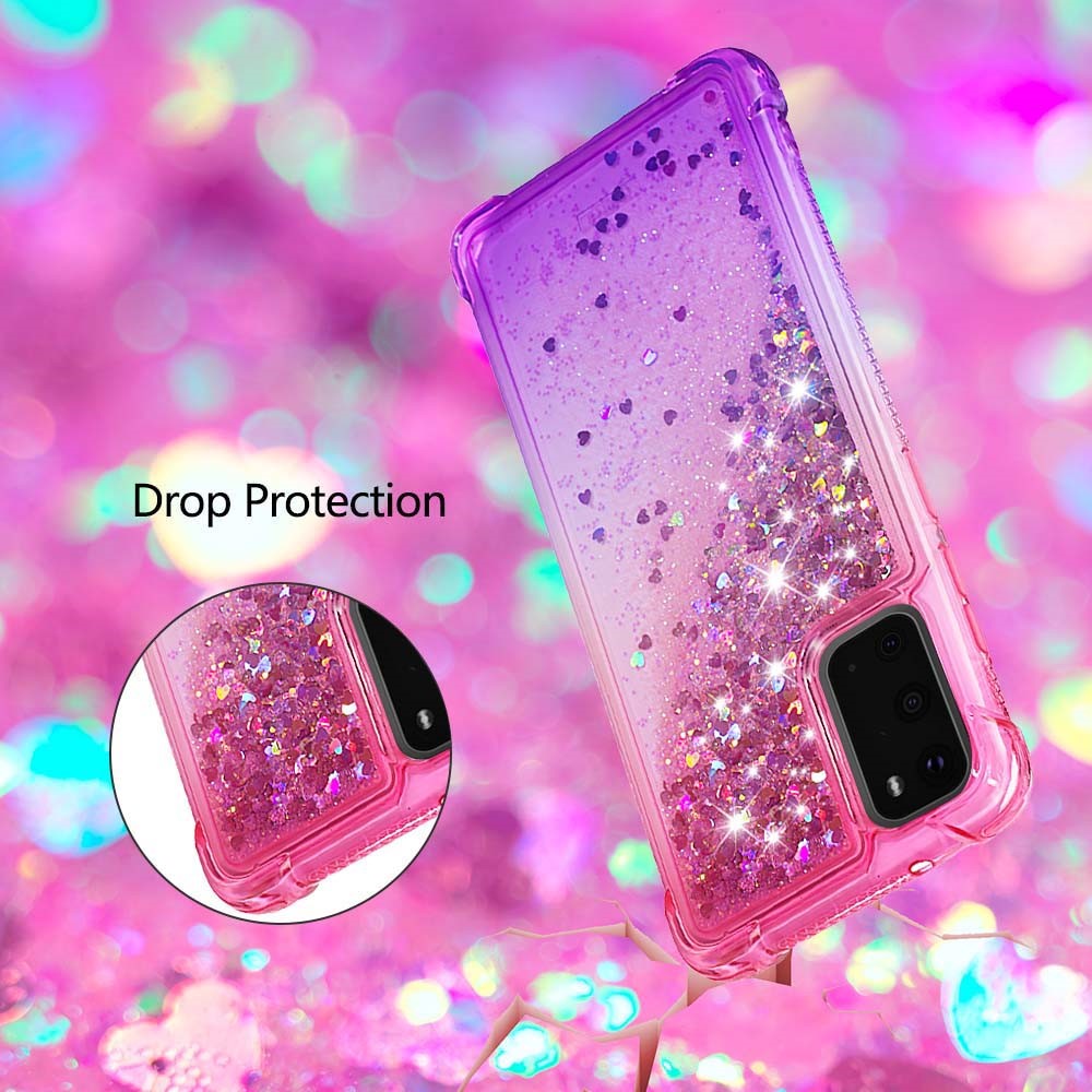 Gradient Glitter Powder Quicksand TPU Case for Samsung Galaxy S20 4G/S20 5G