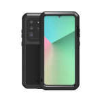 LOVE MEI Shockproof Mobile Phone Covering Dust-proof Silicone+Metal Phone Shell for Samsung Galaxy S20 Ultra