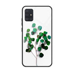 Printing Surface Glass Back + TPU Cell Phone Case for Samsung Galaxy A51