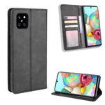 Vintage-stil læderpung, stander etui til Samsung Galaxy A81/M60S/Note 10 Lite