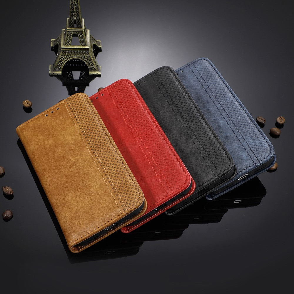 Vintage-stil læderpung, stander etui til Samsung Galaxy A81/M60S/Note 10 Lite