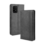 Vintage Style Leather Wallet Stand Phone Cover for Samsung Galaxy A91/M80S/S10 Lite