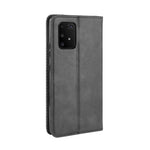Vintage Style Leather Wallet Stand Phone Cover for Samsung Galaxy A91/M80S/S10 Lite