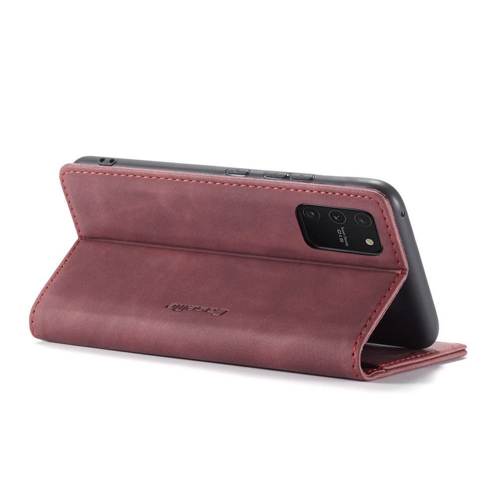 CASEME 013 Series Flip Wallet Leather Mobile Case for Samsung Galaxy A91/S10 Lite