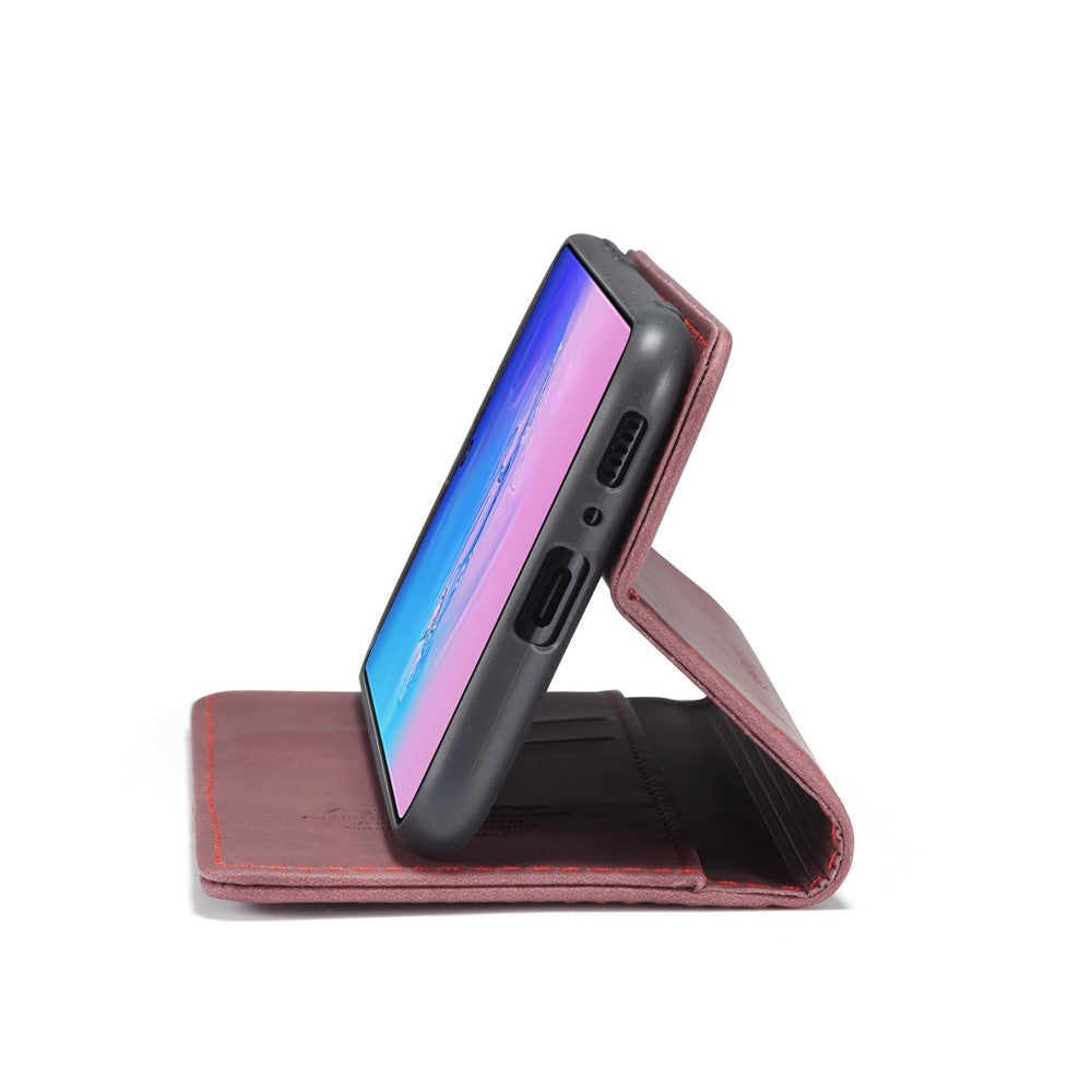 CASEME 013 Series Flip Wallet Leather Mobile Case for Samsung Galaxy A91/S10 Lite