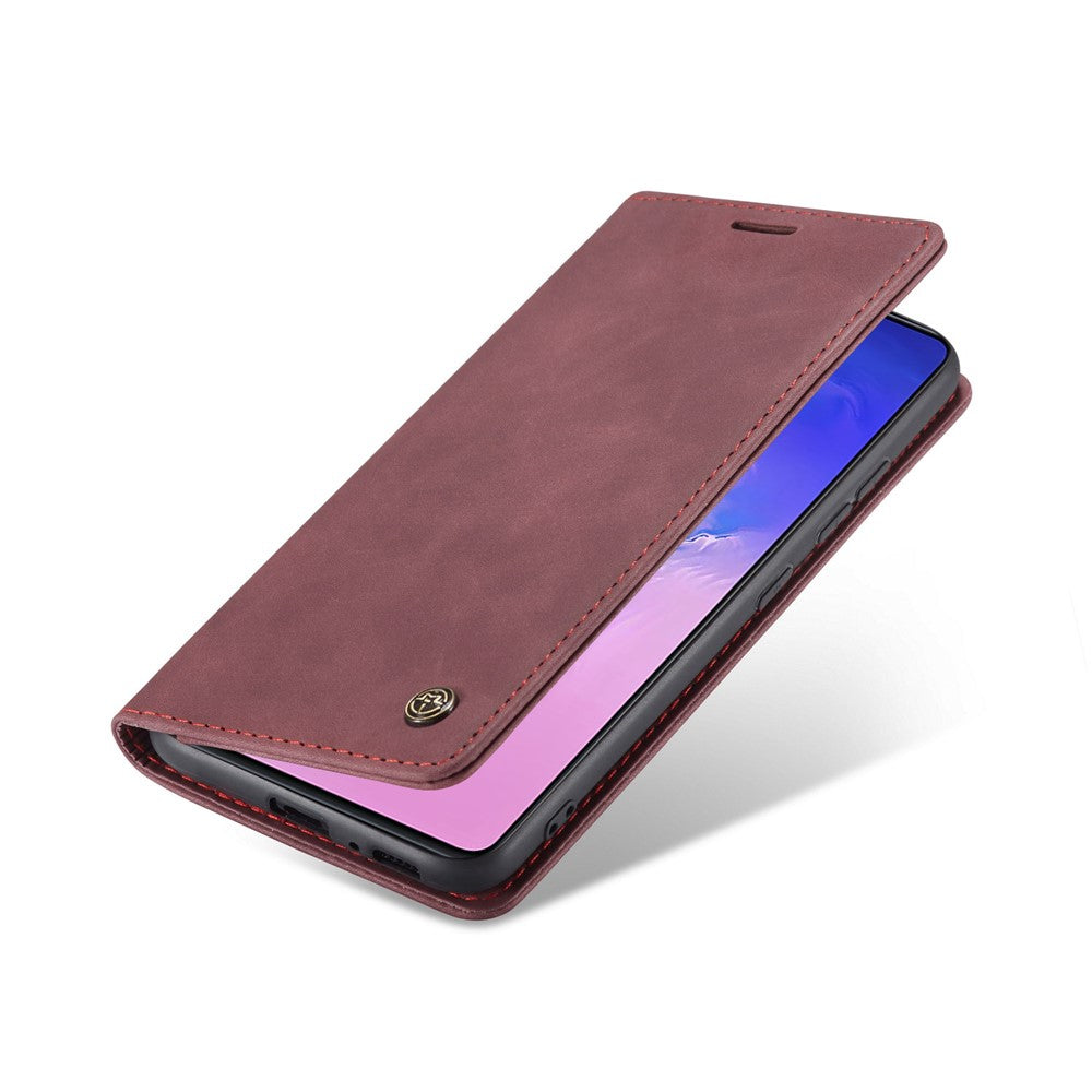 CASEME 013 Series Flip Wallet Leather Mobile Case for Samsung Galaxy A91/S10 Lite