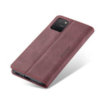 CASEME 013 Series Flip Wallet Leather Mobile Case for Samsung Galaxy A91/S10 Lite