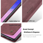 CASEME 013 Series Flip Wallet Leather Mobile Case for Samsung Galaxy A91/S10 Lite