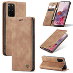 CASEME 013 Series Flip Wallet Leather Mobile Case for Samsung Galaxy A91/S10 Lite