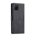 CASEME 013-serien autoabsorberende læder flip cover til Samsung Galaxy A81/Note 10 Lite