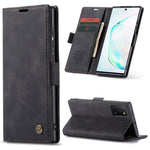CASEME 013-serien autoabsorberende læder flip cover til Samsung Galaxy A81/Note 10 Lite