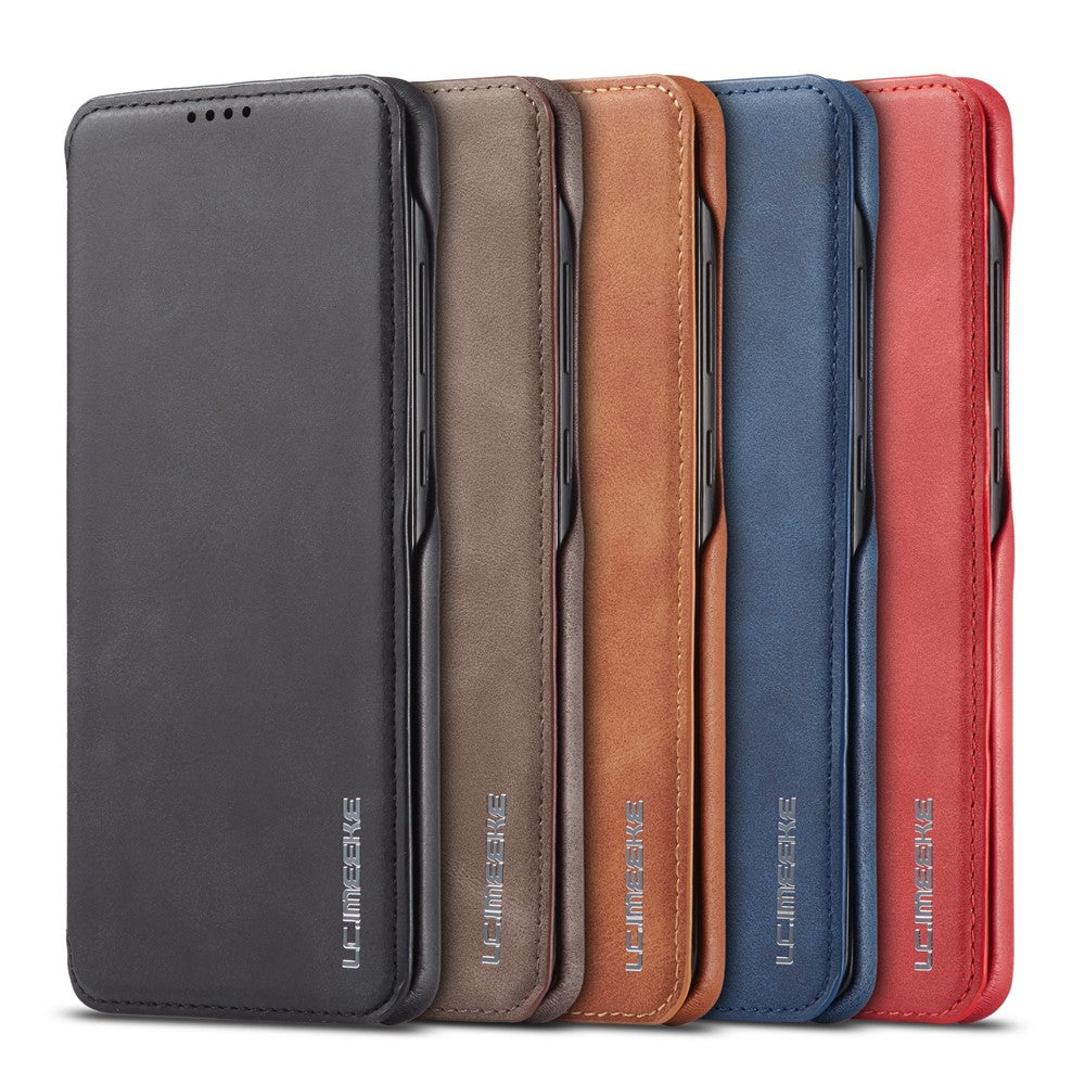 LC.IMEEKE Retro Flip Læder Pung Telefonetui til Samsung Galaxy A51