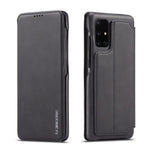 LC.IMEEKE Retro Style Leather Case with Card Holder for Samsung Galaxy A71