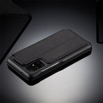 LC.IMEEKE Retro Style Leather Case with Card Holder for Samsung Galaxy A71