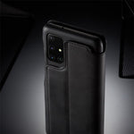 LC.IMEEKE Retro Style Leather Case with Card Holder for Samsung Galaxy A71
