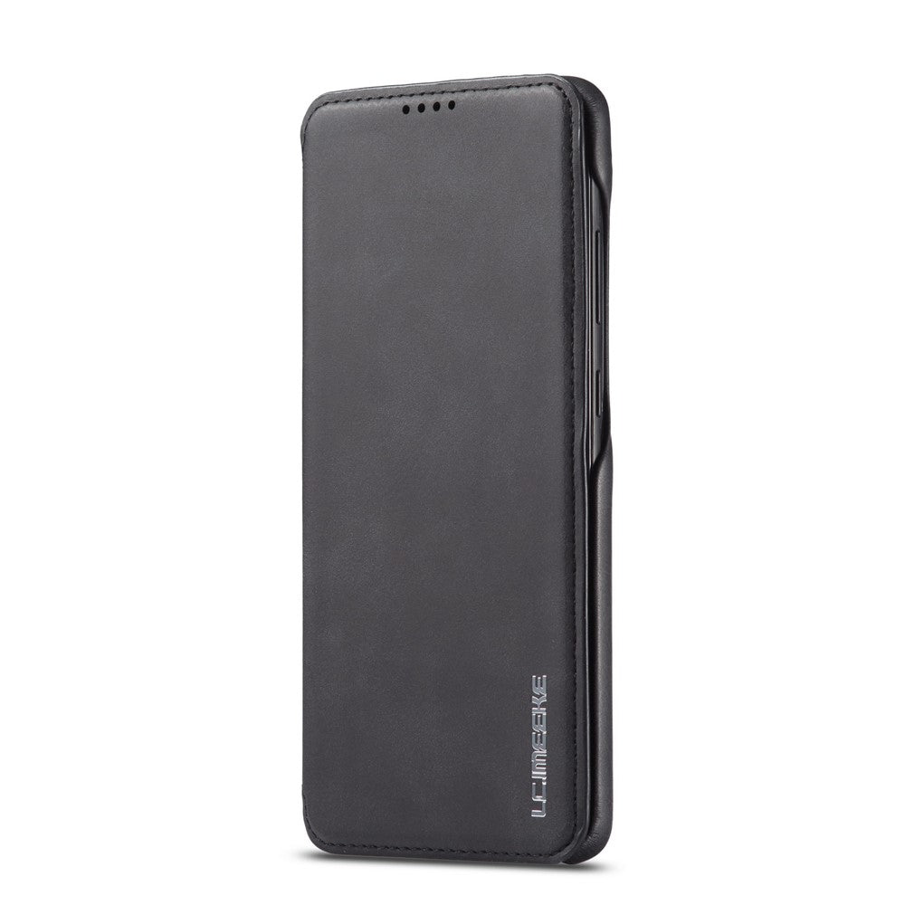LC.IMEEKE Retro Style Leather Case with Card Holder for Samsung Galaxy A71