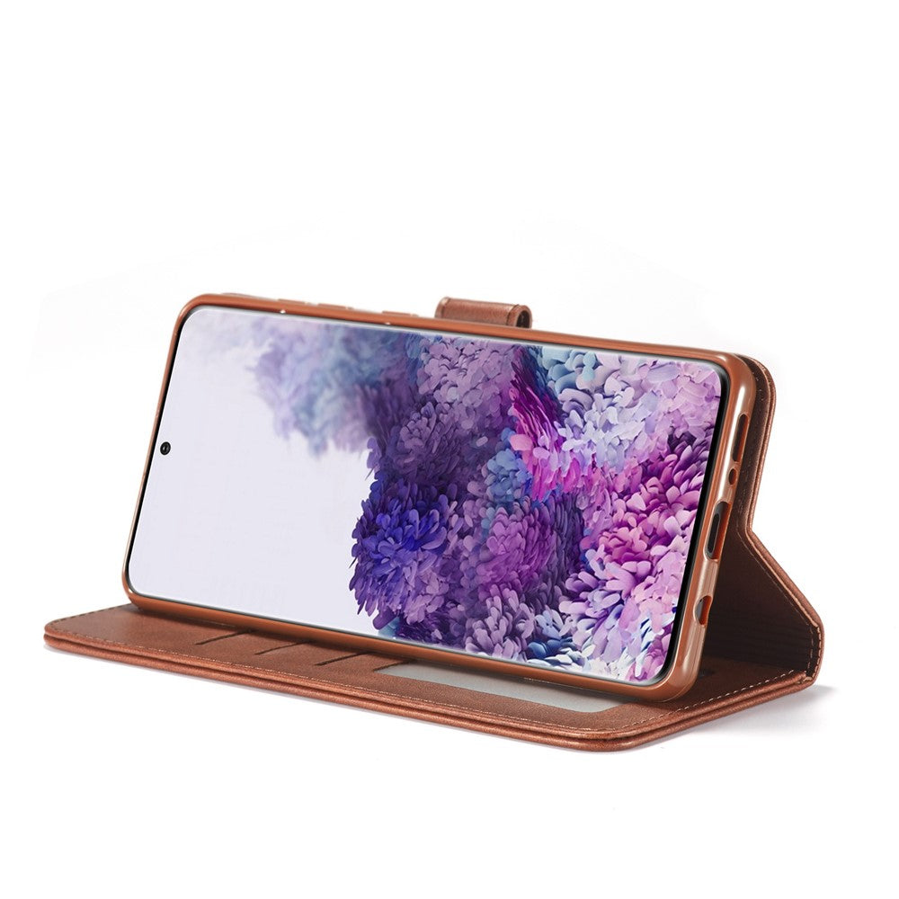 LC.IMEEKE Pung Læder Stående Cover til Samsung Galaxy A51 med Stødabsorberende Blødt TPU Indercover Stødabsorberende