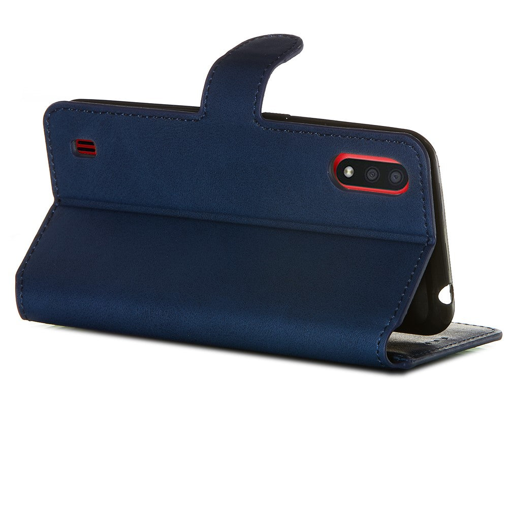 KT Leather Coated Series-4 Wallet Leather Stand Case for Samsung Galaxy A01