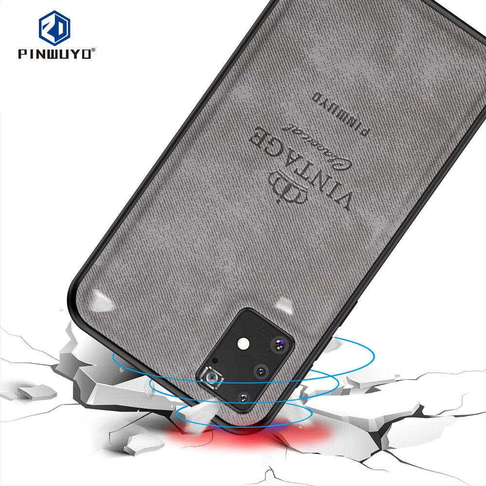 PINWUYO Honorable Series Anti-fall Hybrid Back Shell for Samsung Galaxy A91/S10 Lite