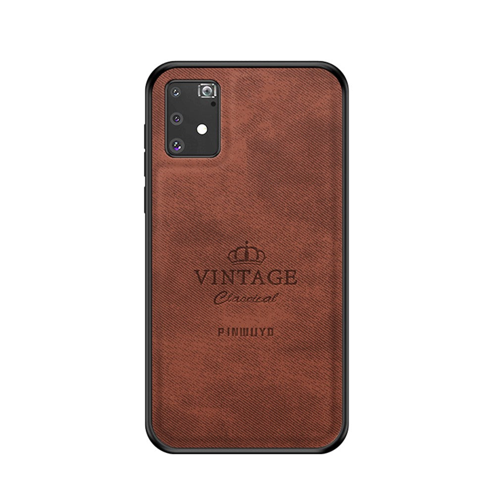 PINWUYO Honorable Series Anti-fall Hybrid Back Shell for Samsung Galaxy A91/S10 Lite