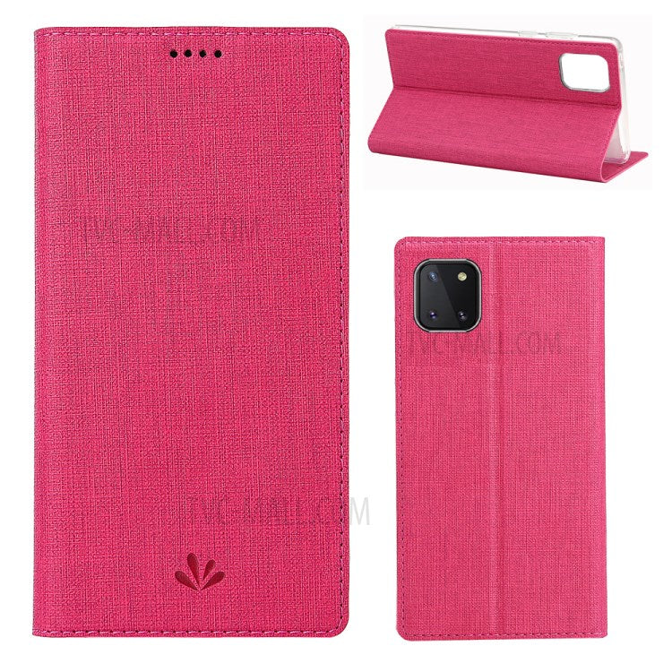 VILI DMX Cross Skin Läderskal till Samsung Galaxy A81/Note 10 Lite