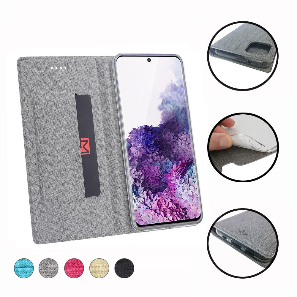 VILI DMX Cross Skin Leather Shell Case for Samsung Galaxy S20 4G/S20 5G