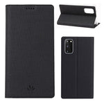 VILI DMX Cross Skin Leather Shell Case for Samsung Galaxy S20 4G/S20 5G