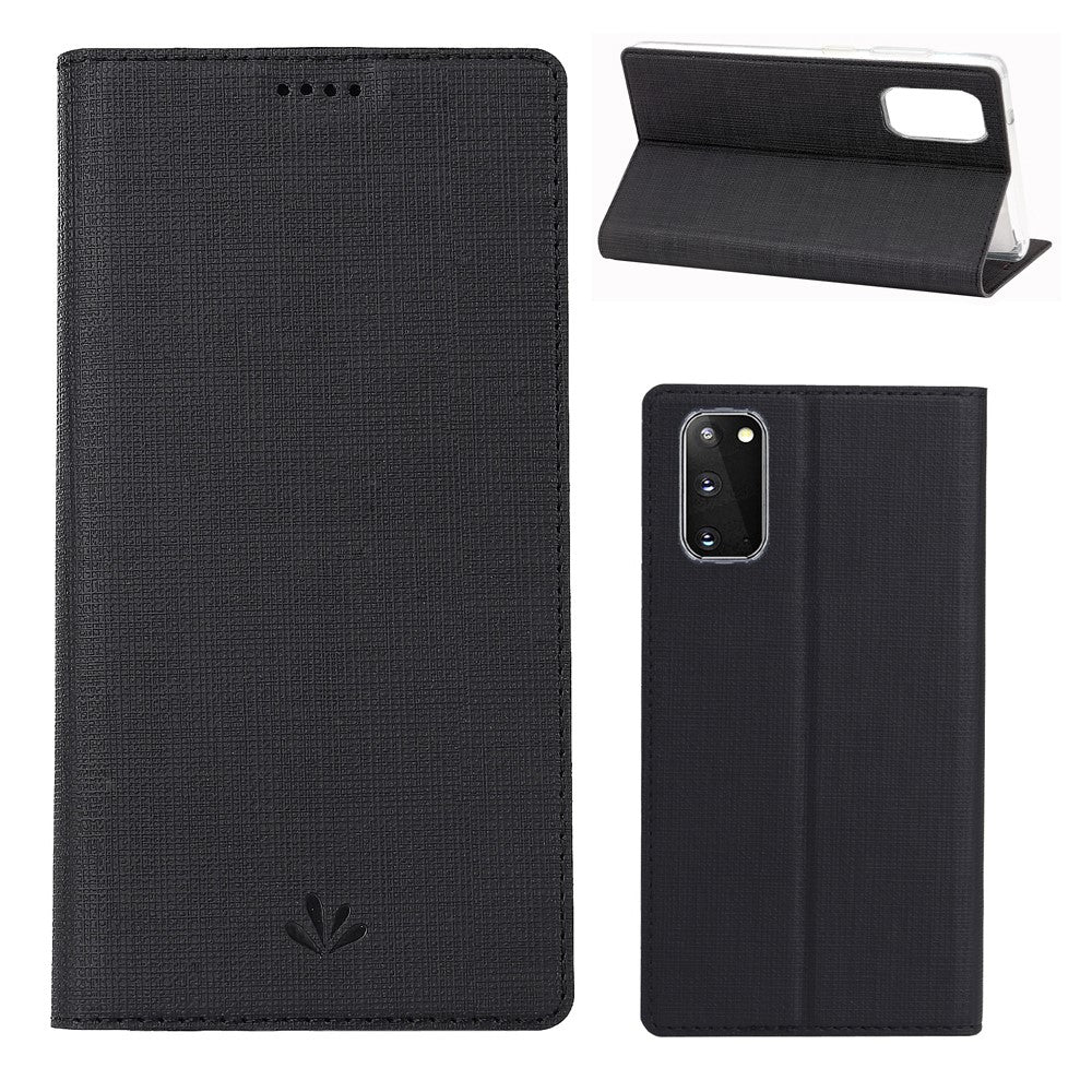 VILI DMX Cross Skin Leather Shell Case for Samsung Galaxy S20 4G/S20 5G