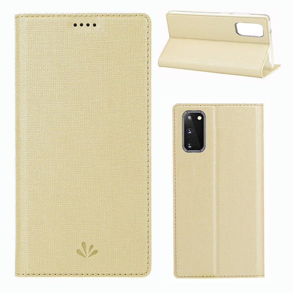 VILI DMX Cross Skin Leather Shell Case for Samsung Galaxy S20 4G/S20 5G