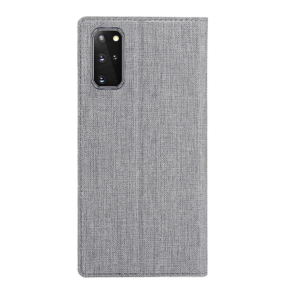 VILI DMX Korstexturerat Korthållare Läderfodral till Samsung Galaxy S20 Plus
