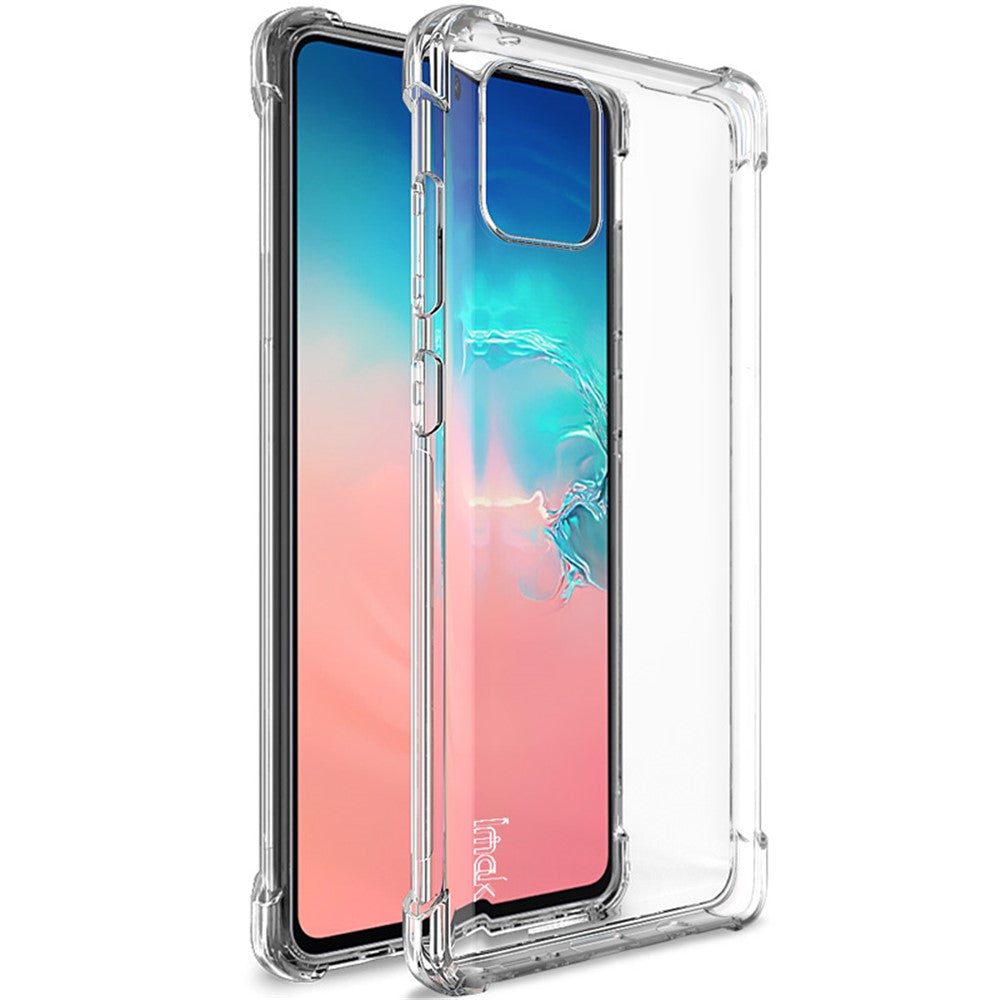 IMAK Shock-resistant Soft TPU Case for Samsung Galaxy A81/Note 10 Lite/M60s