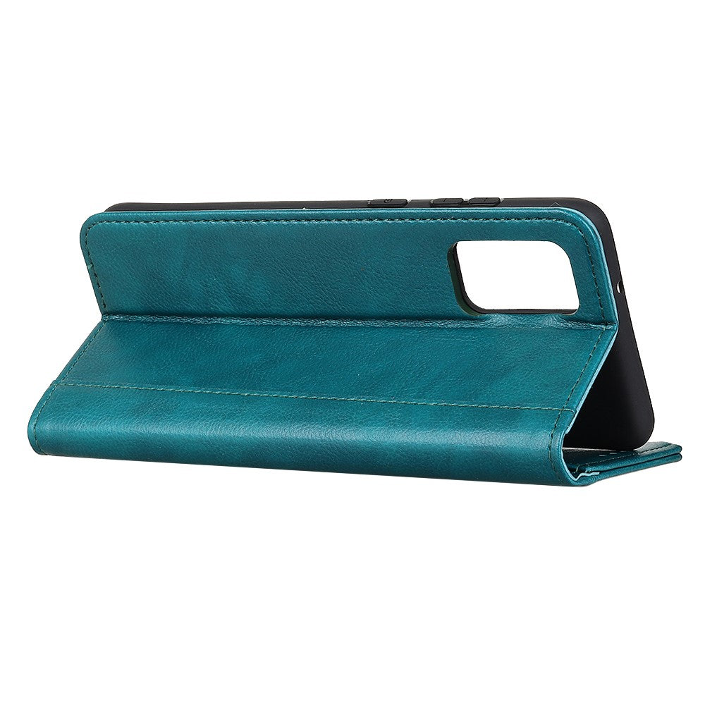 Auto-Absorbed Lychee Texture Split Leather Wallet Case for Samsung Galaxy A41