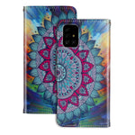 Embossed Pattern Printing Magnetic Leather Wallet Case for Samsung Galaxy A51