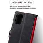 Vintage Splicing Leather Phone Shell with Wallet Stand for Samsung Galaxy S20 4G/S20 5G