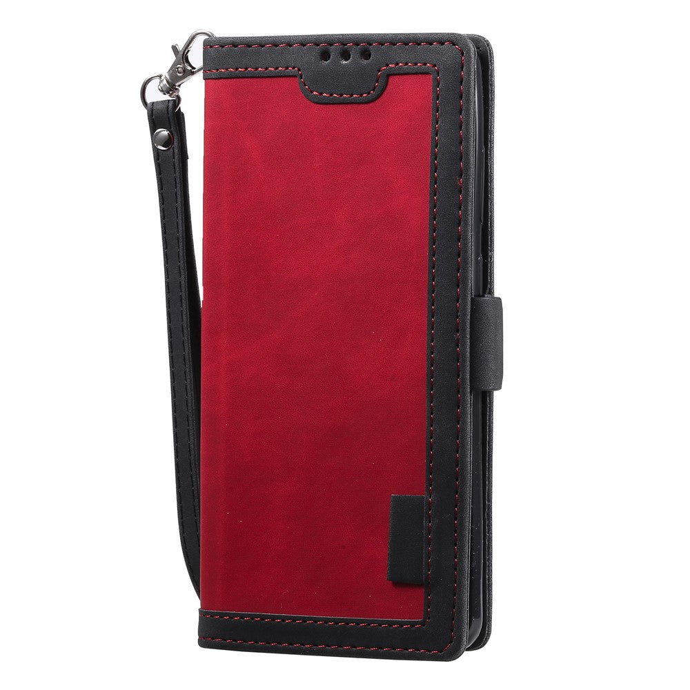 Vintage Splicing Leather Phone Shell with Wallet Stand for Samsung Galaxy S20 4G/S20 5G