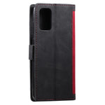 Vintage Splicing Leather Phone Shell with Wallet Stand for Samsung Galaxy S20 4G/S20 5G