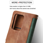Vintage Splicing Style Wallet Stand Flip Leather Case for Samsung Galaxy S20 Ultra