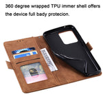 Vintage Splicing Style Wallet Stand Flip Leather Case for Samsung Galaxy S20 Ultra