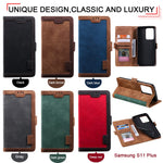 Vintage Splicing Style Wallet Stand Flip Leather Case for Samsung Galaxy S20 Ultra