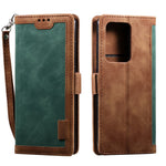 Vintage Splicing Style Wallet Stand Flip Leather Case for Samsung Galaxy S20 Ultra