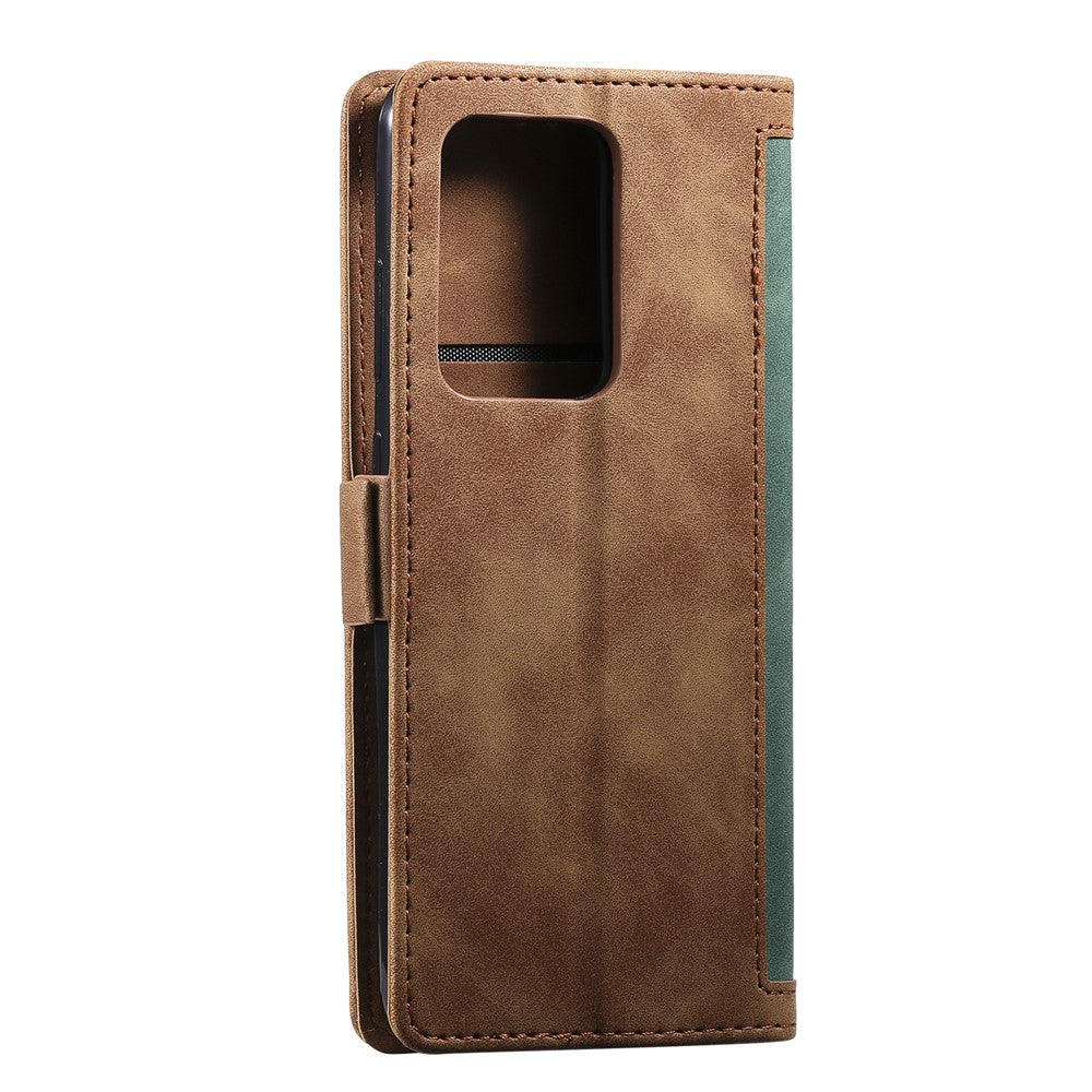 Vintage Splicing Style Wallet Stand Flip Leather Case for Samsung Galaxy S20 Ultra