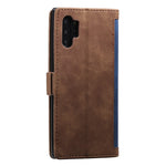 Retro læder-telefoncover med syninger til Samsung Galaxy Note 10 Pro