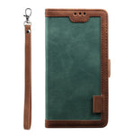 Vintage Splicing Style Wallet Stand Leather Flip Phone Case for Samsung Galaxy A20s