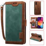 Special Retro Splicing Leather Shell for Samsung Galaxy A50/A50s/A30s