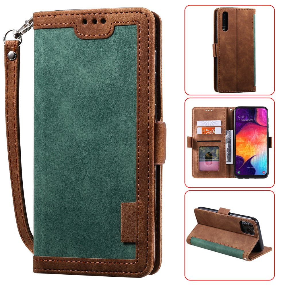 Special Retro Splicing Leather Shell for Samsung Galaxy A50/A50s/A30s