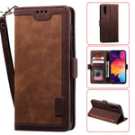 Special Retro Splicing Leather Shell for Samsung Galaxy A50/A50s/A30s