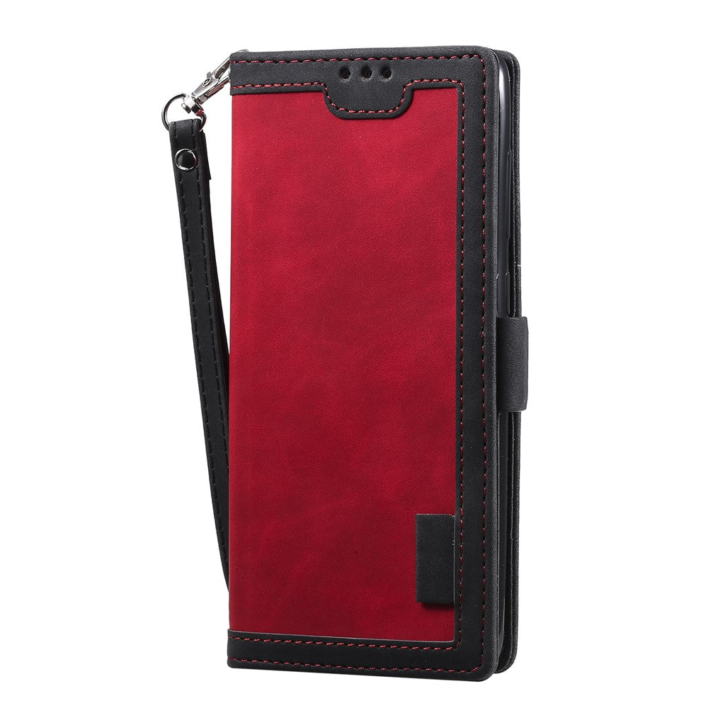 Retro Splicing Leather Stylish Case for Samsung Galaxy A51